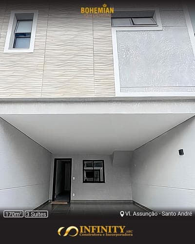 residencial bohemian Infinity Construtora e incorporadora em Santo André-São Paulo