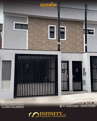 residencial bohemian Infinity Construtora e incorporadora em Santo André-São Paulo