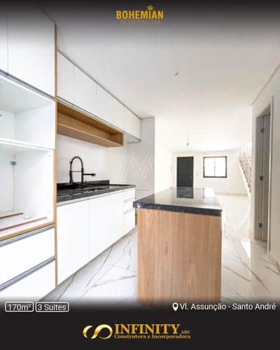 residencial bohemian Infinity Construtora e incorporadora em Santo André-São Paulo